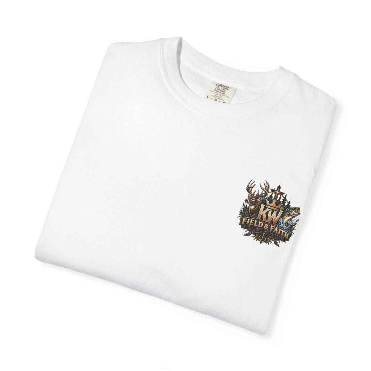 Follow His Trail-Christian Outdoor Faith Tee