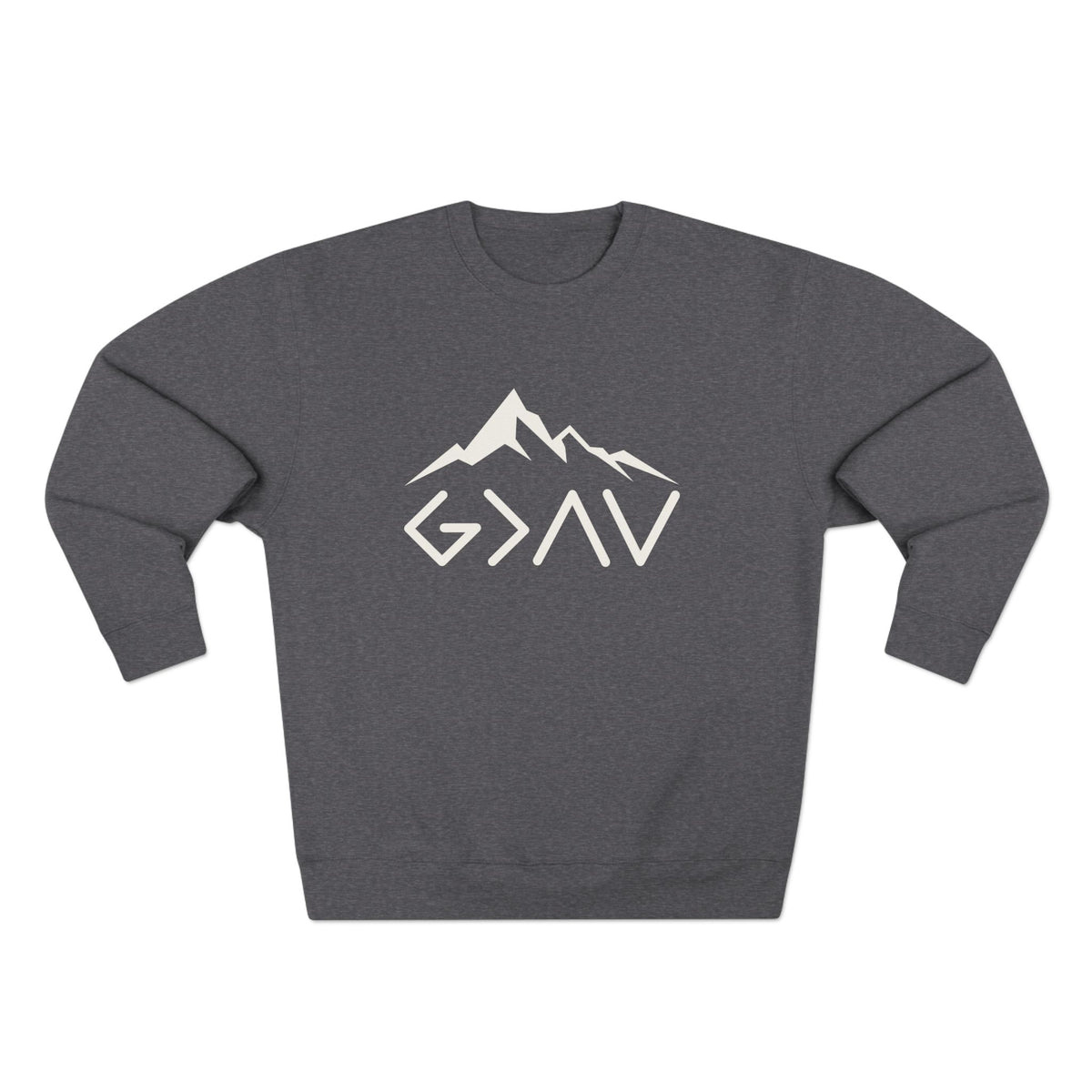 God is Greater-Christian Crewneck Sweatshirt