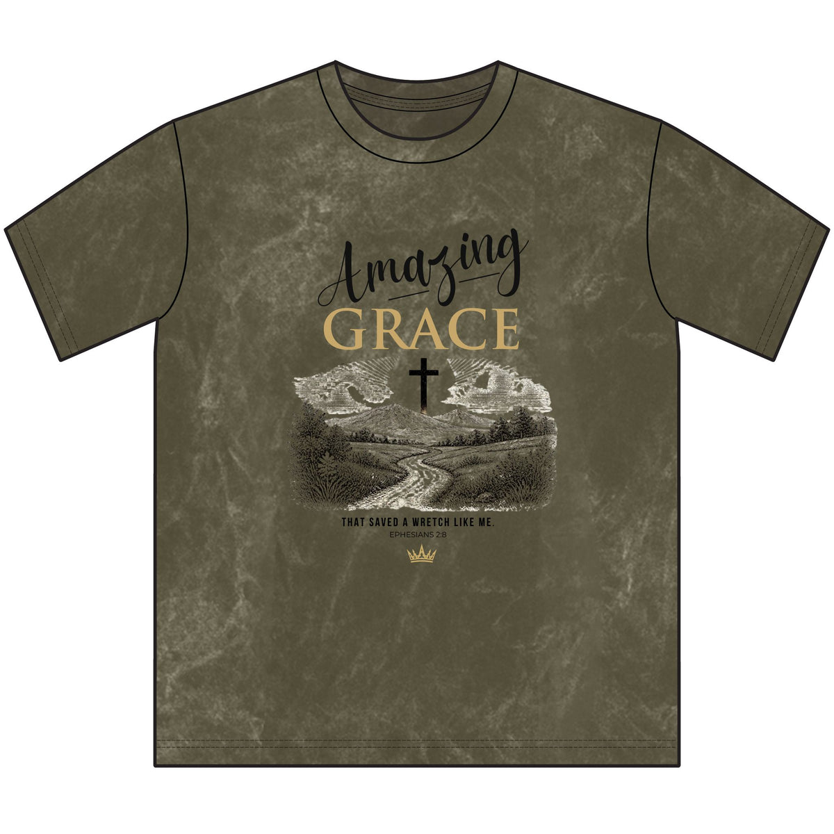 Amazing Grace Christian T-Shirt — That Saved a Wretch Like Me