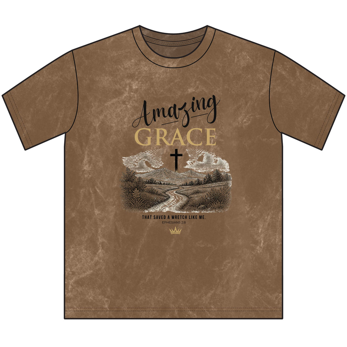 Amazing Grace Christian T-Shirt — That Saved a Wretch Like Me