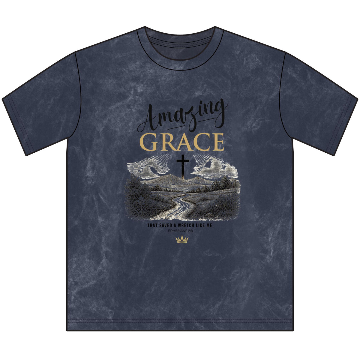 Amazing Grace Christian T-Shirt — That Saved a Wretch Like Me