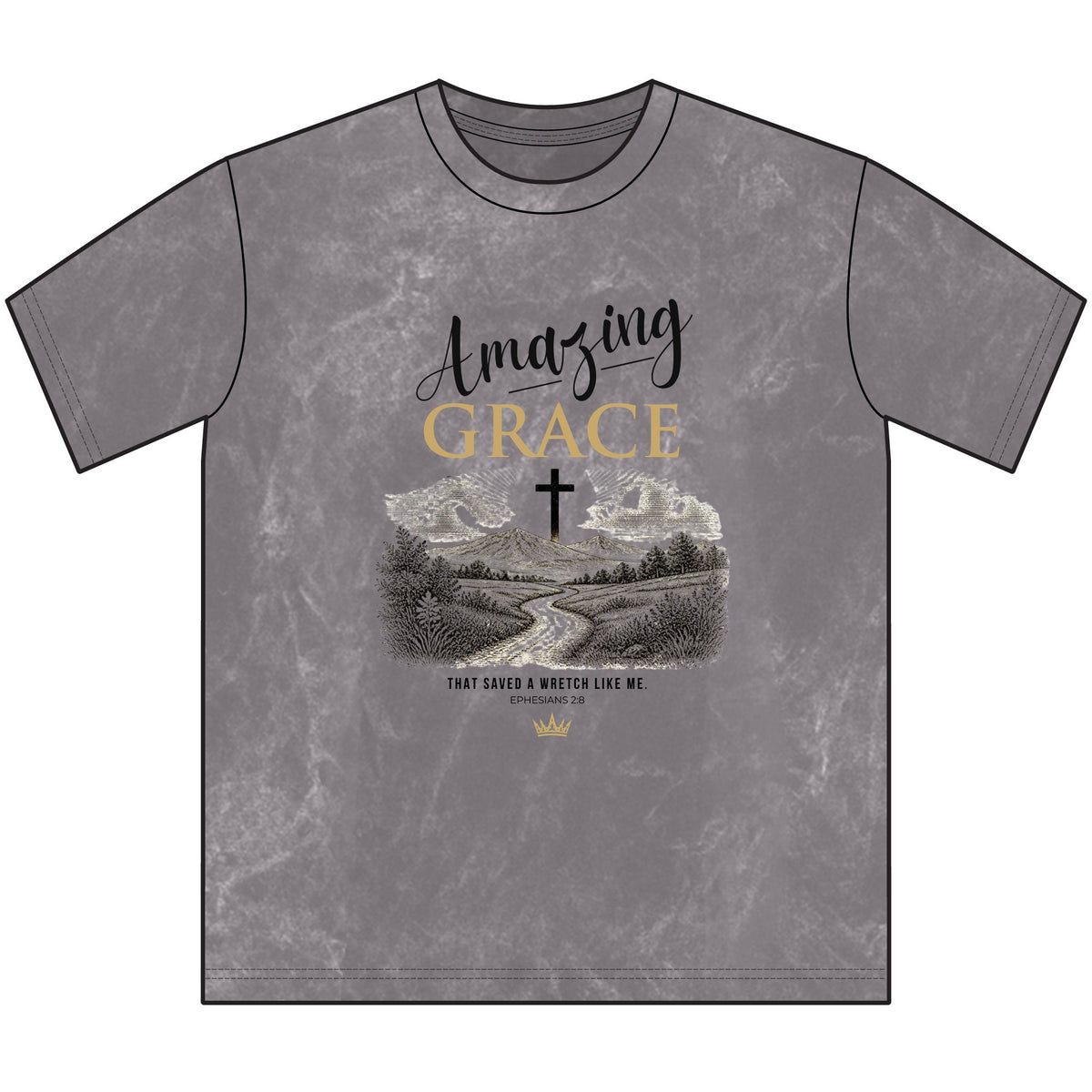 Amazing Grace Christian T-Shirt — That Saved a Wretch Like Me