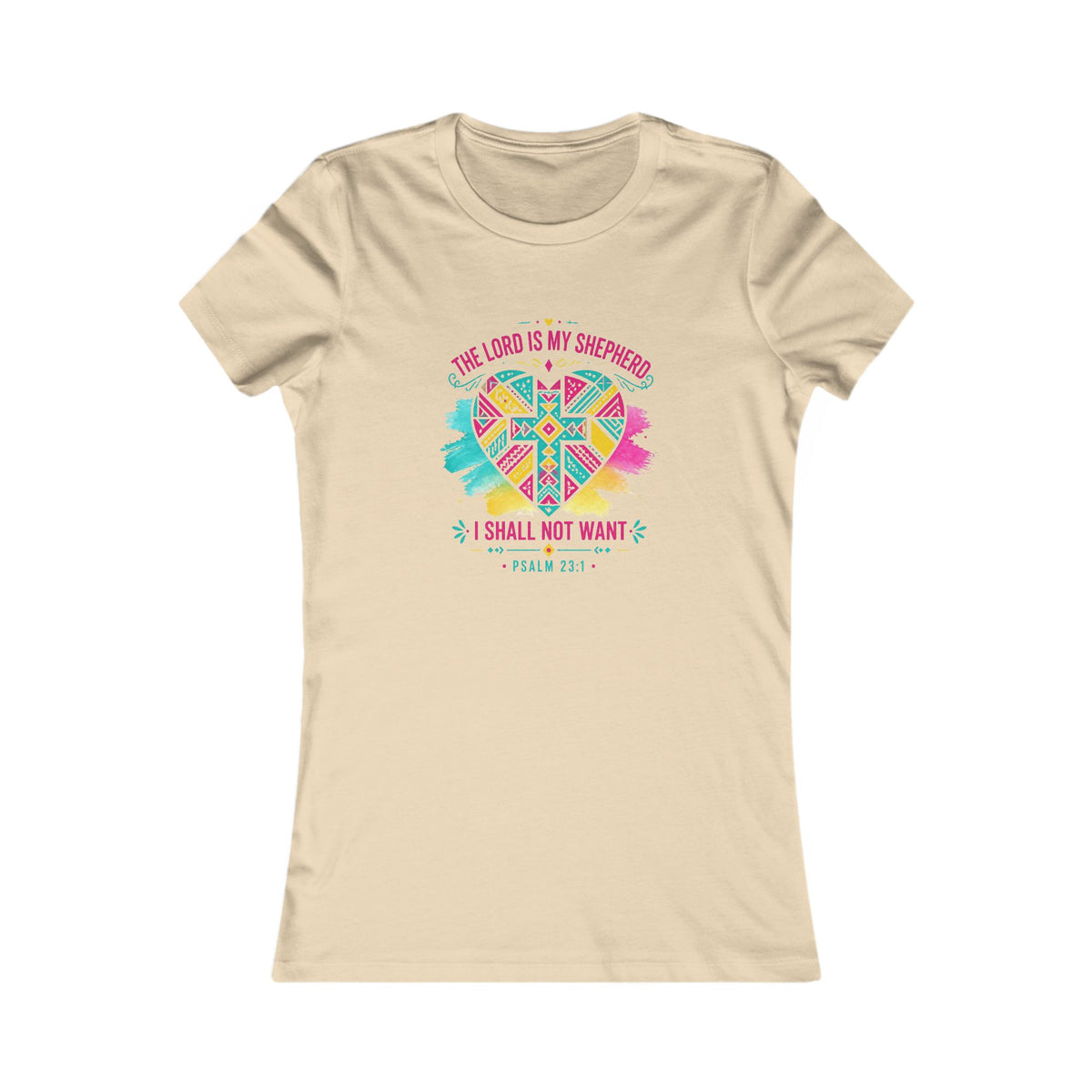 Psalm 23 Christian T-Shirt — The Lord Is My Shepherd