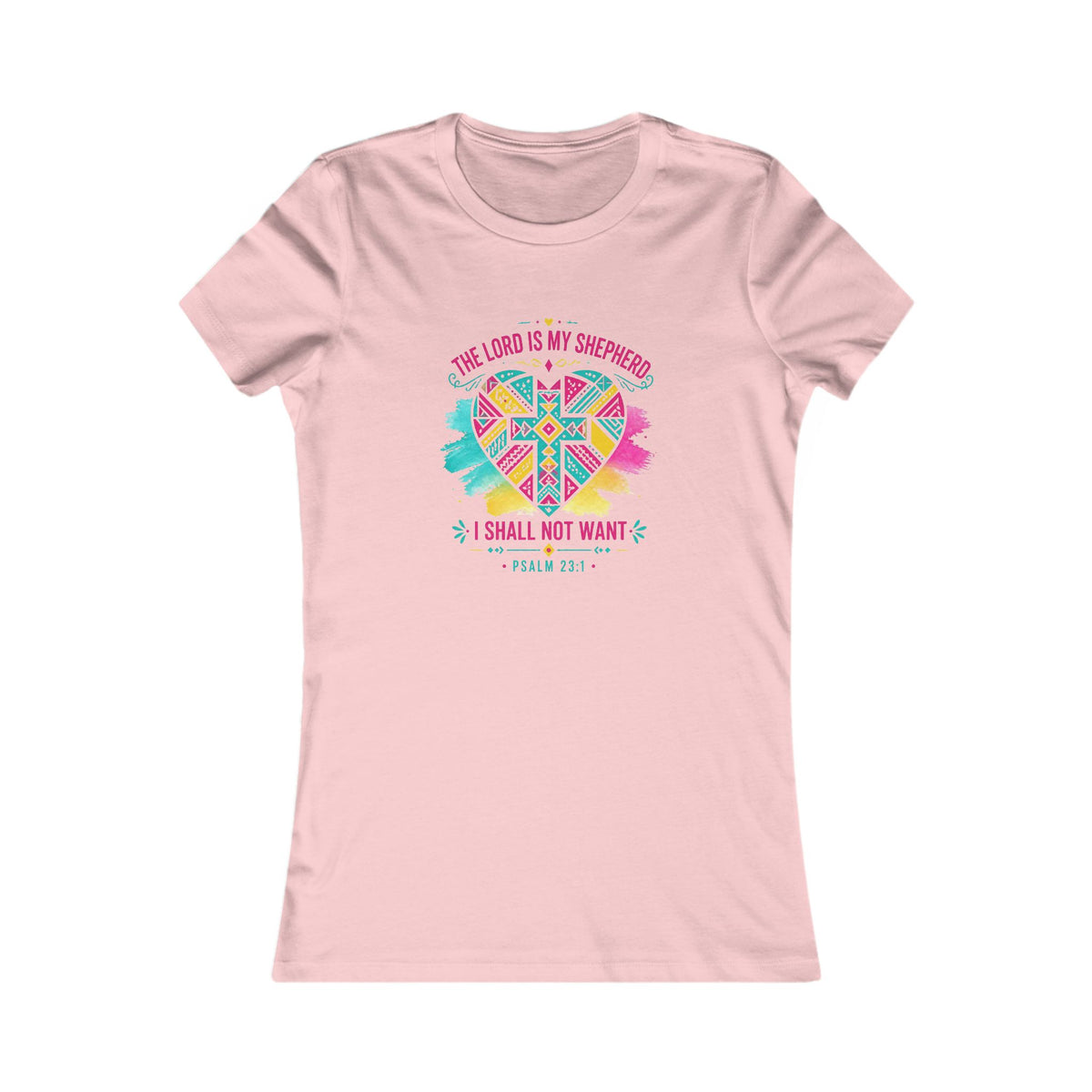Psalm 23 Christian T-Shirt — The Lord Is My Shepherd