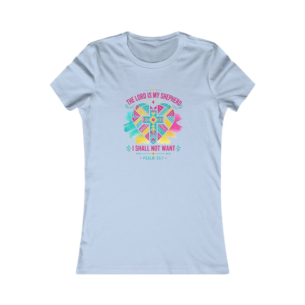 Psalm 23 Christian T-Shirt — The Lord Is My Shepherd