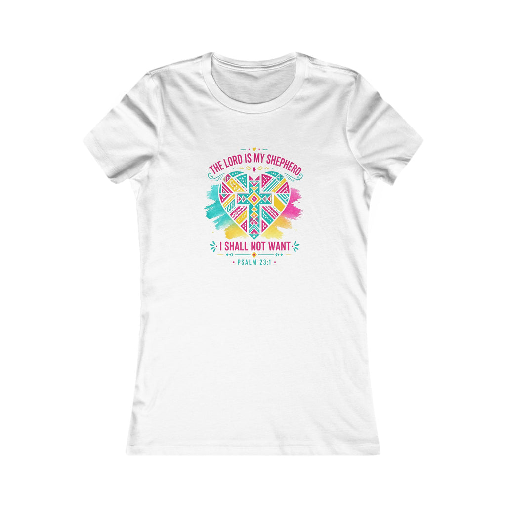 Psalm 23 Christian T-Shirt — The Lord Is My Shepherd