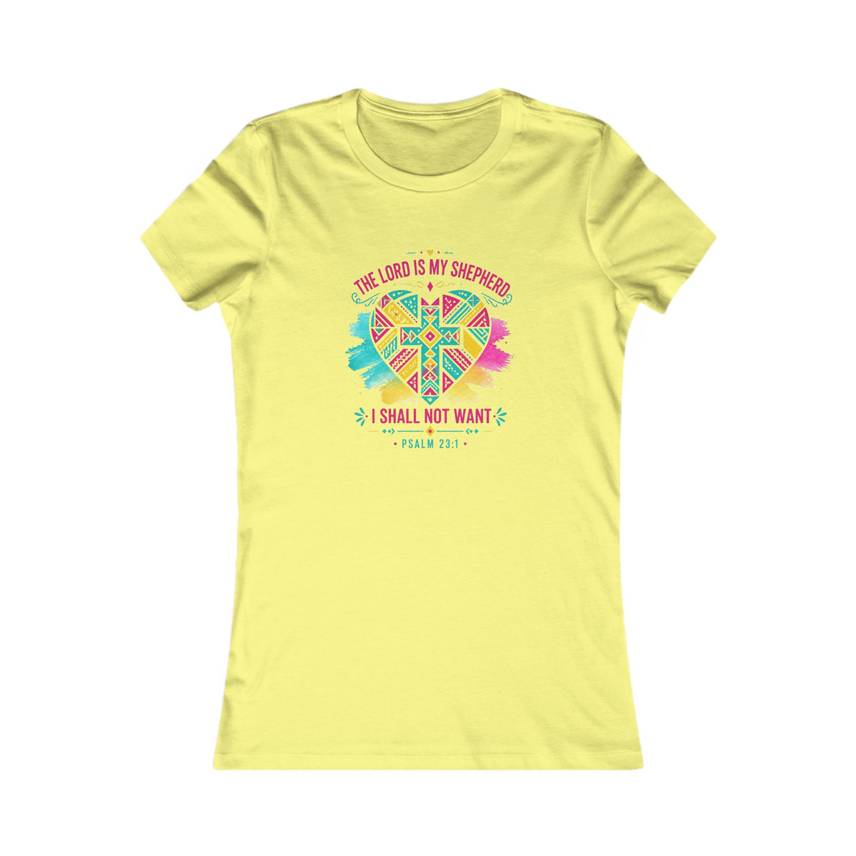 Psalm 23 Christian T-Shirt — The Lord Is My Shepherd