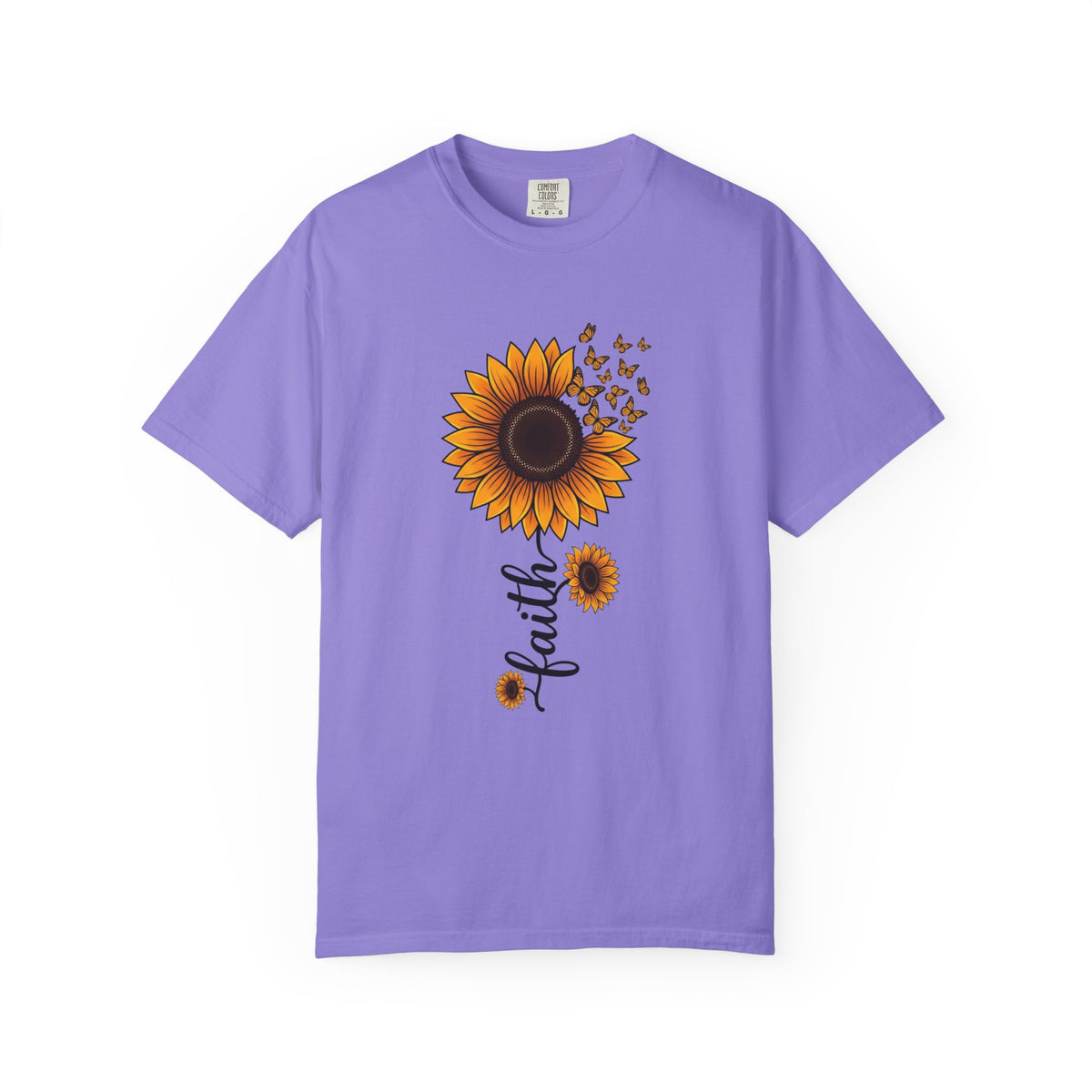 Faith Sunflower-Women's Christian Tee