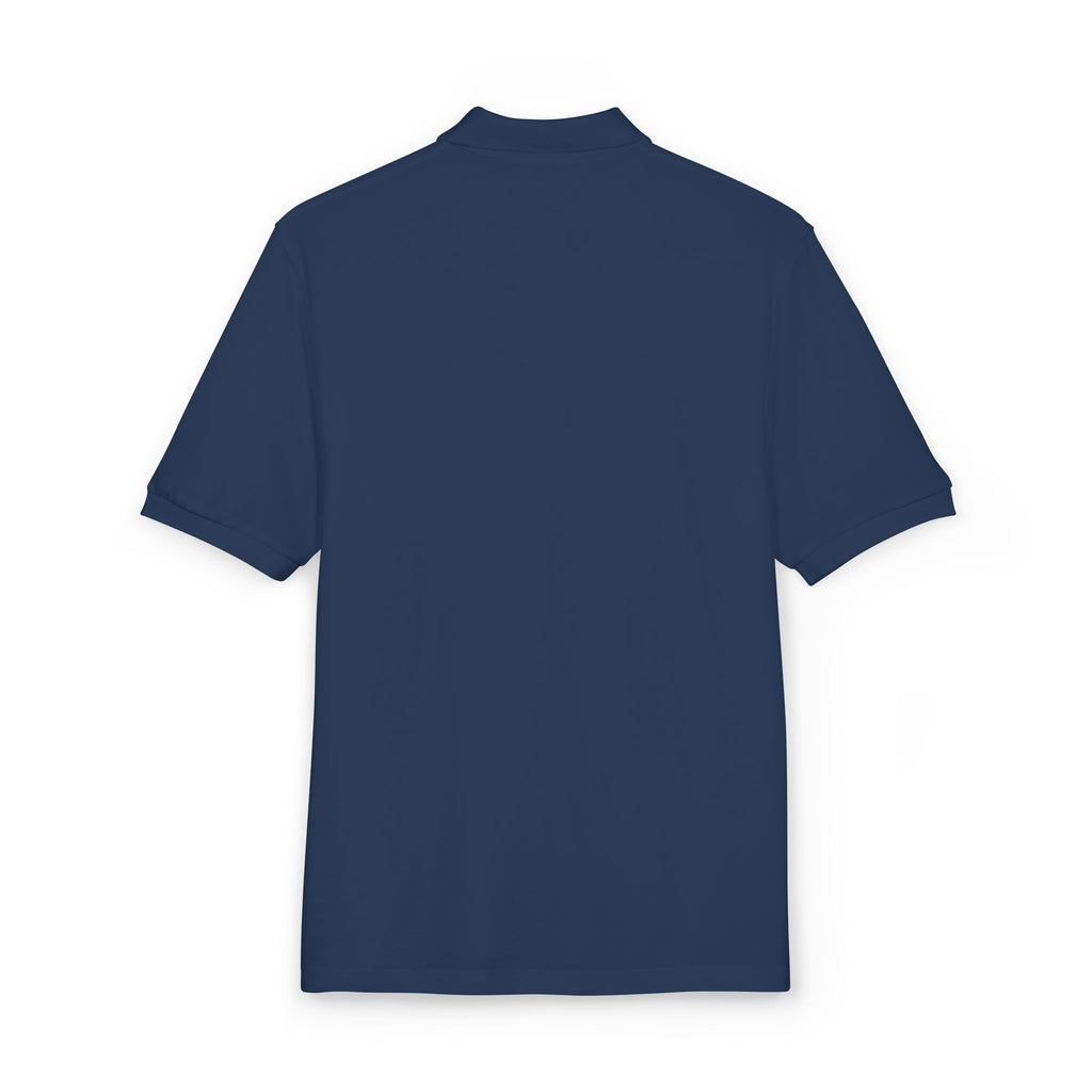 Embroidered Kingdom Worn Crown Logo Polo Shirt