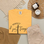 Not Perfect, Just Forgiven-Women's Christian Tee