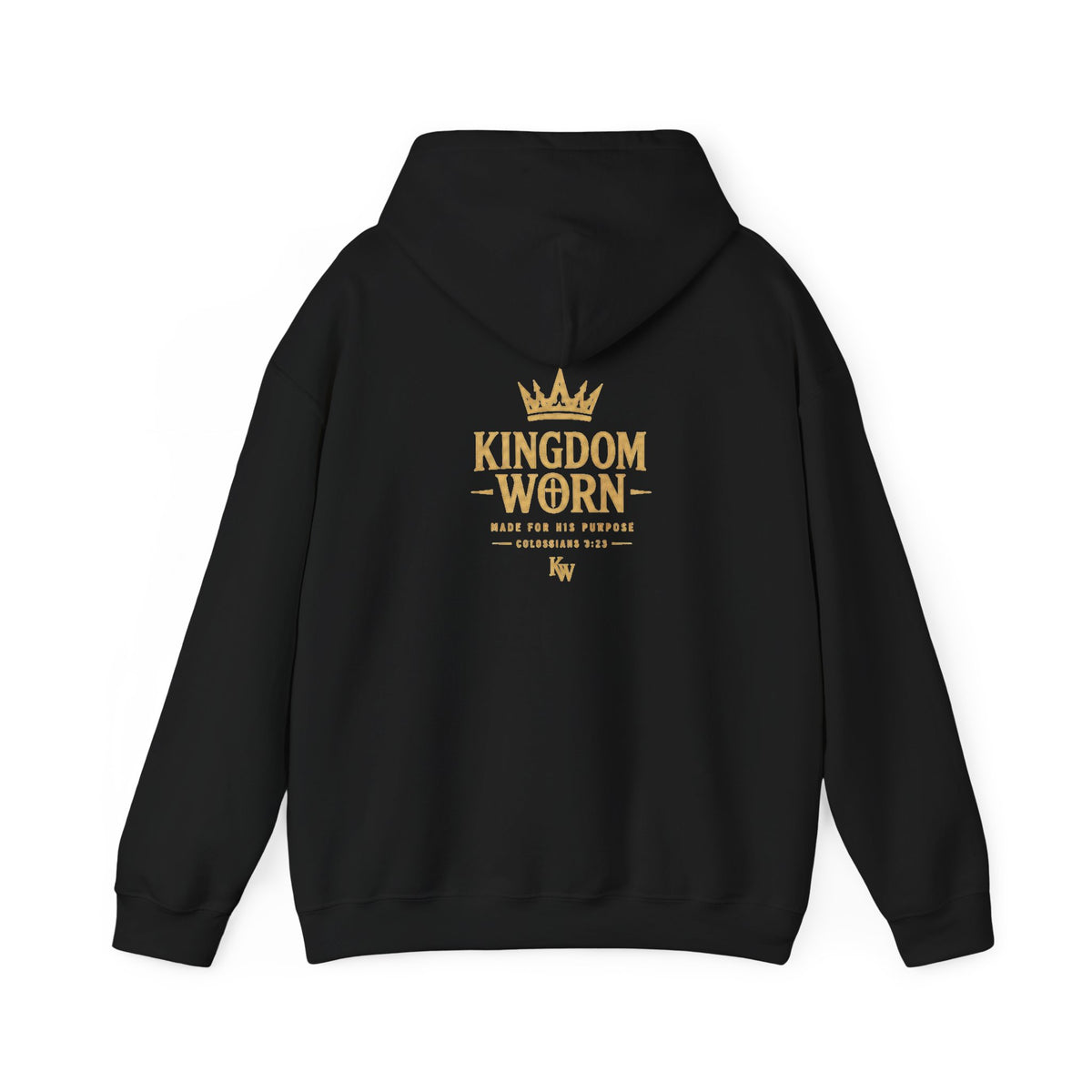 Kingdom Worn Signature Logo Hoodie – Christian Everyday Sweatshirt