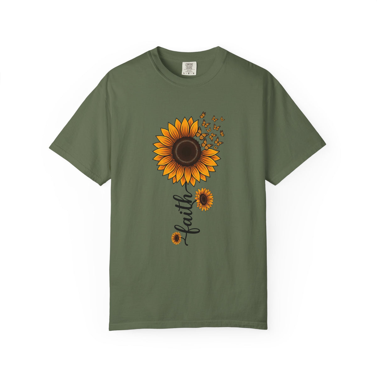 Faith Sunflower-Women's Christian Tee