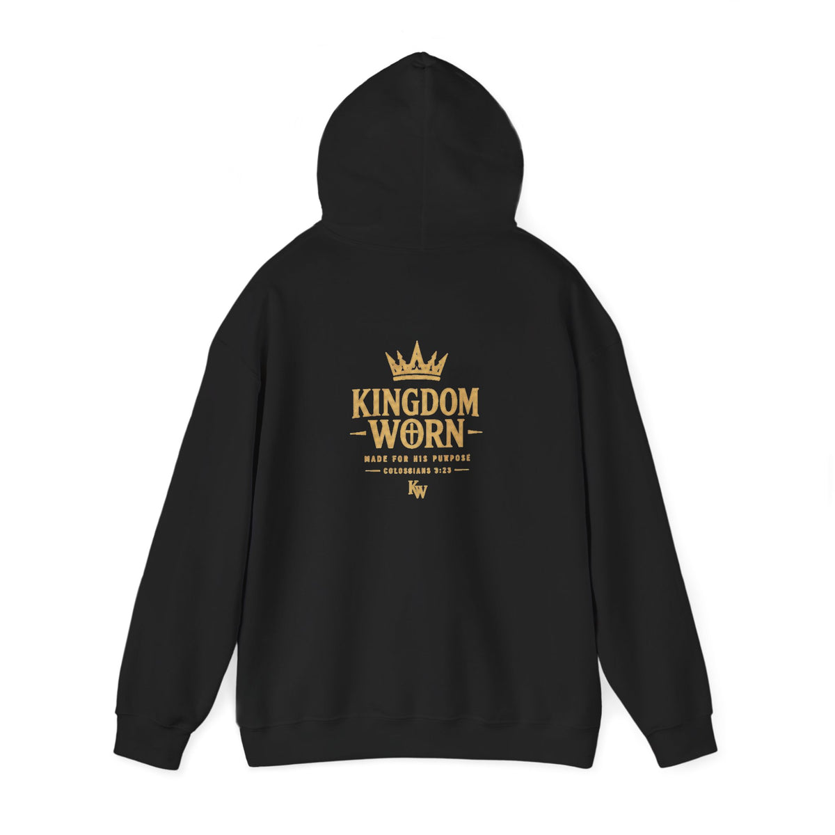 Kingdom Worn Signature Logo Hoodie – Christian Everyday Sweatshirt