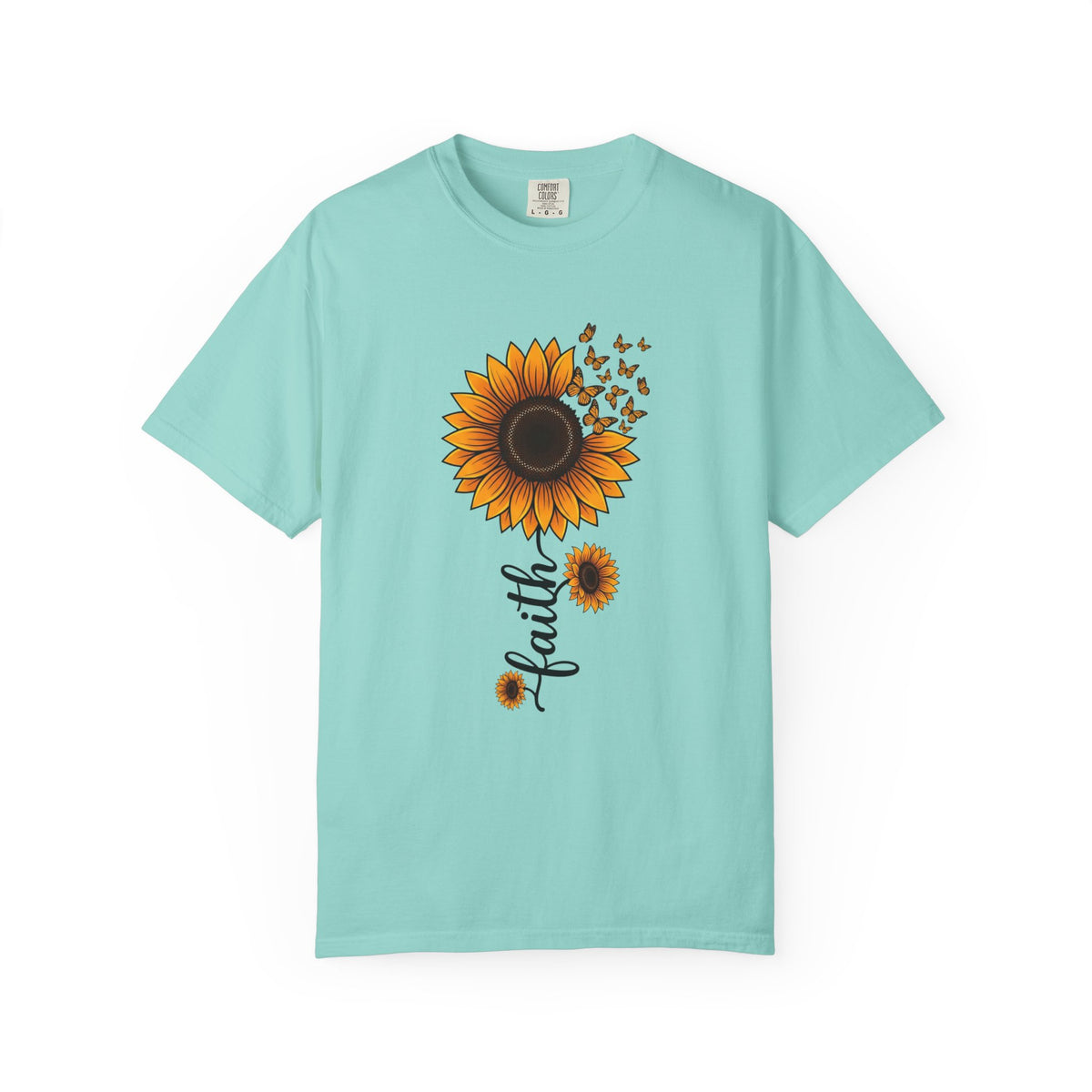 Faith Sunflower-Women's Christian Tee