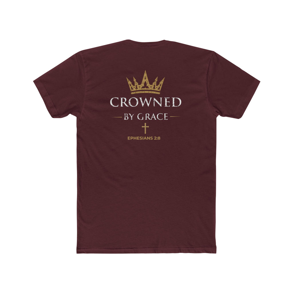 Crowned By Grace Christian T-Shirt — Ephesians 2:8