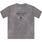 Grace Carries Me Vintage Crewneck Tee — Christian Faith Cross T‑Shirt