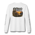 Faith Takes Flight – Isaiah 40:31 Christian Hunting Long Sleeve Tee