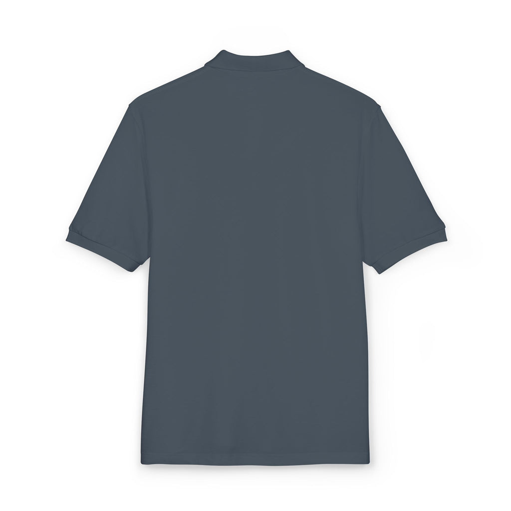 Embroidered Kingdom Worn Crown Logo Polo Shirt