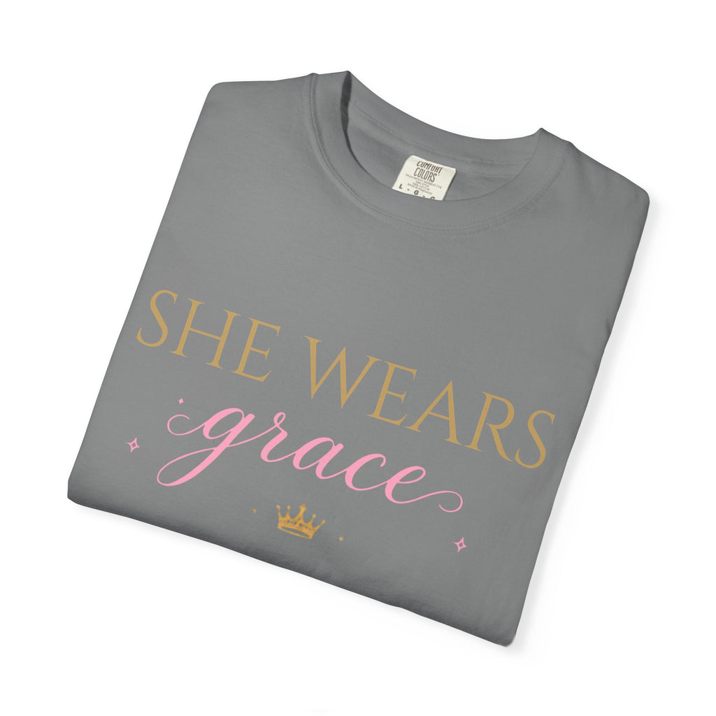 She Wears Grace-Proverbs 31 Women's Tee