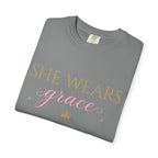 She Wears Grace-Proverbs 31 Women's Tee
