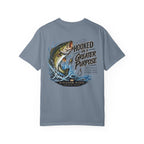 Hooked on a Greater Purpose Christian Fishing T-Shirt — Colossians 3:2
