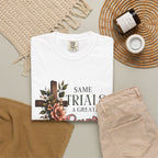 Same Trials, A Greater Purpose – Romans 5:3–5 Christian Print Tee