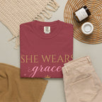 She Wears Grace-Proverbs 31 Women's Tee