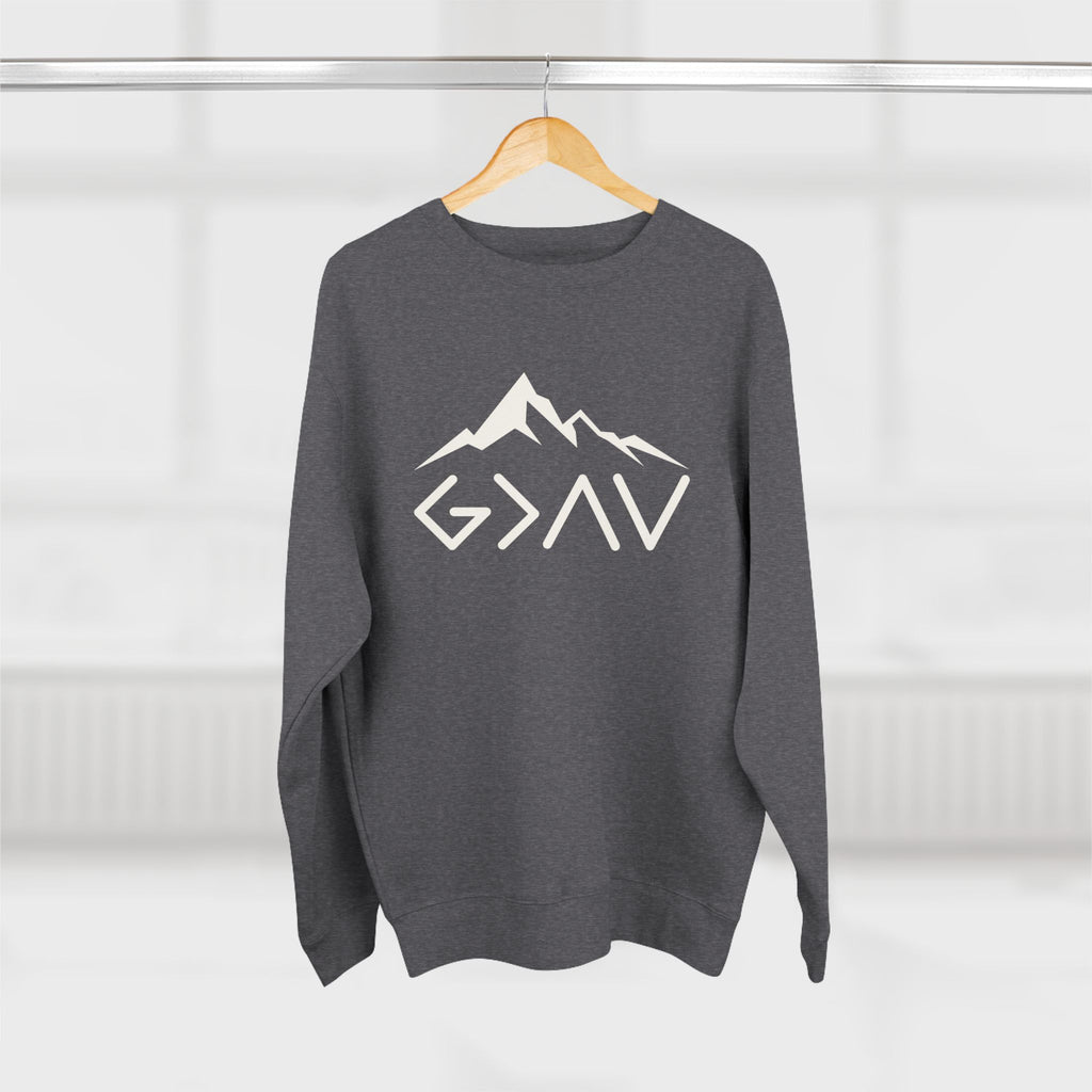 God is Greater-Christian Crewneck Sweatshirt