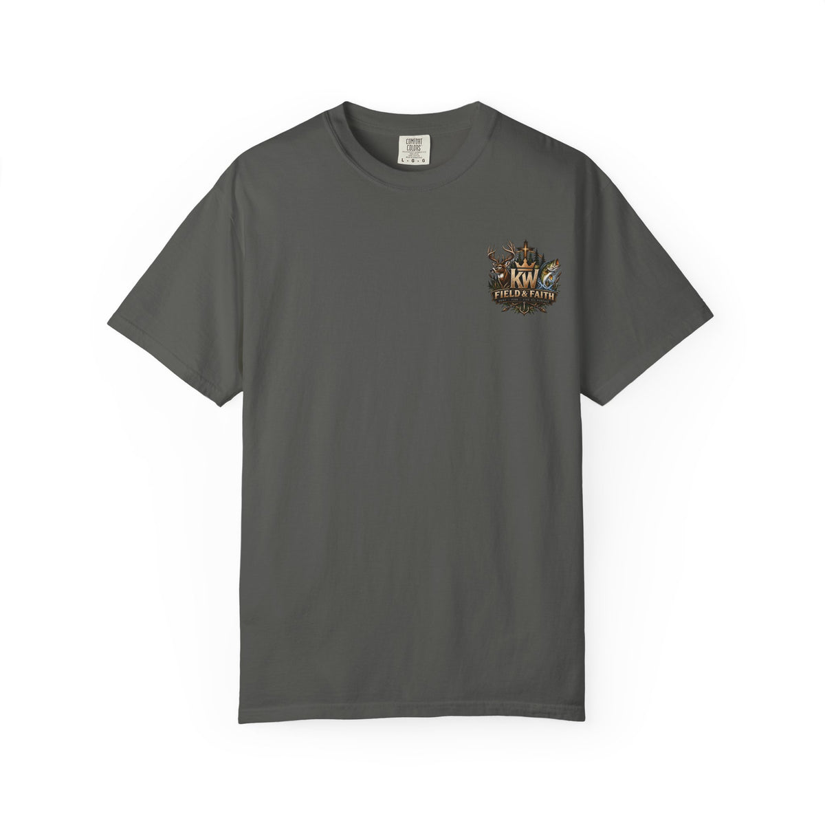 Follow His Trail-Christian Outdoor Faith Tee