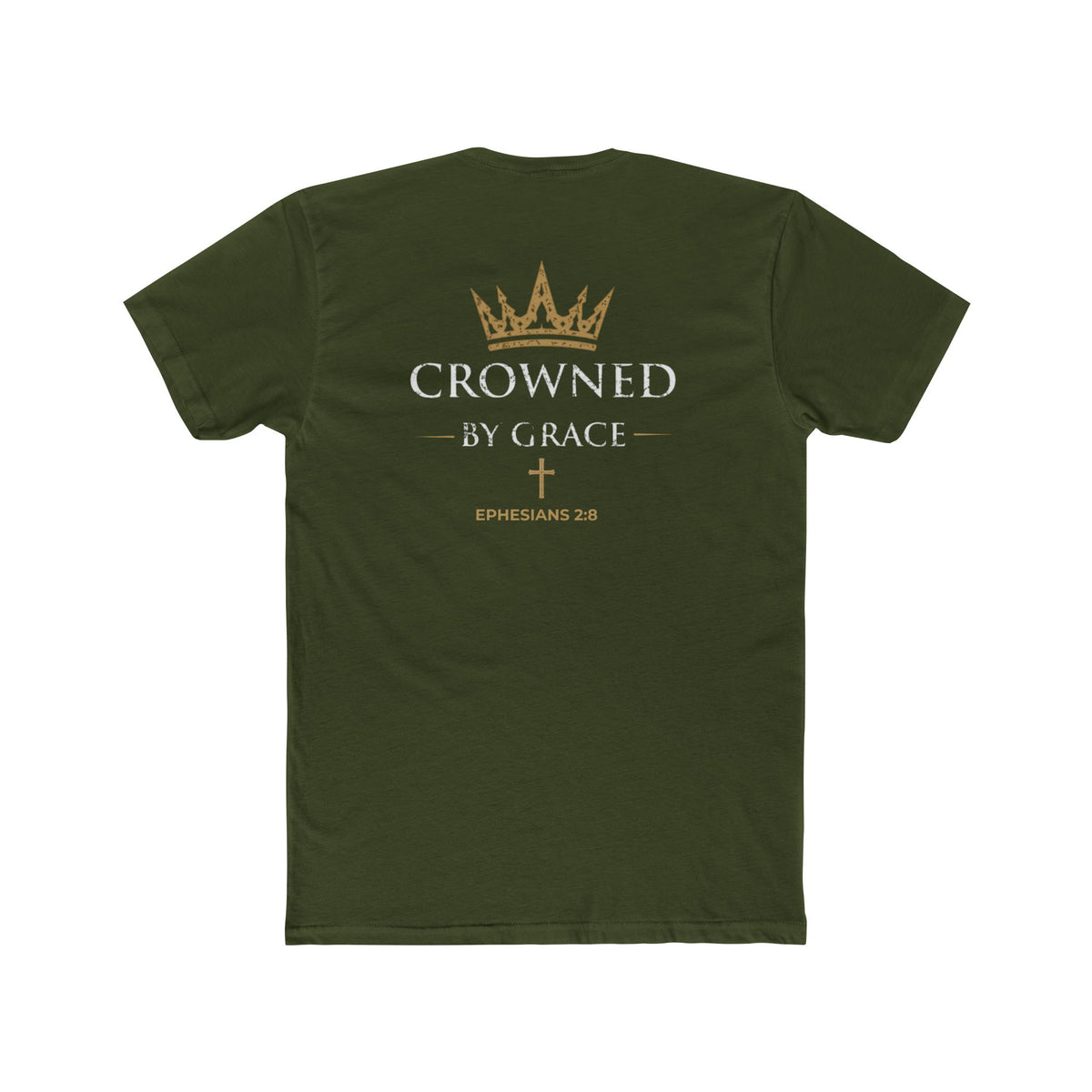 Crowned By Grace Christian T-Shirt — Ephesians 2:8