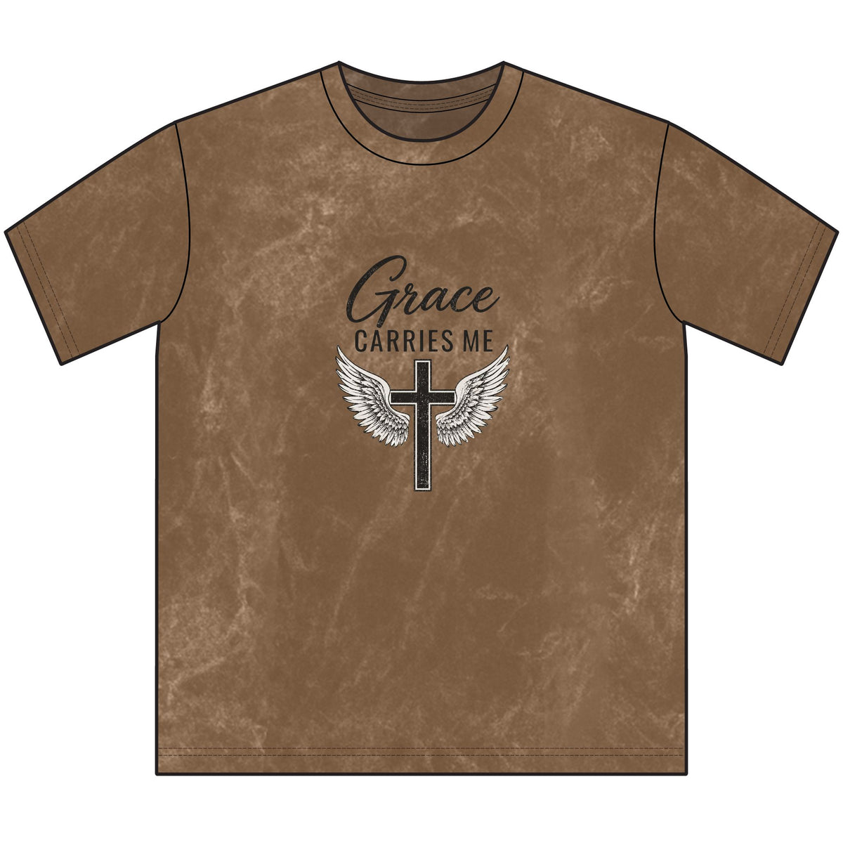 Grace Carries Me Christian T-Shirt