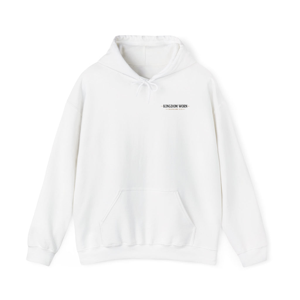 Kingdom Worn Signature Logo Hoodie – Christian Everyday Sweatshirt