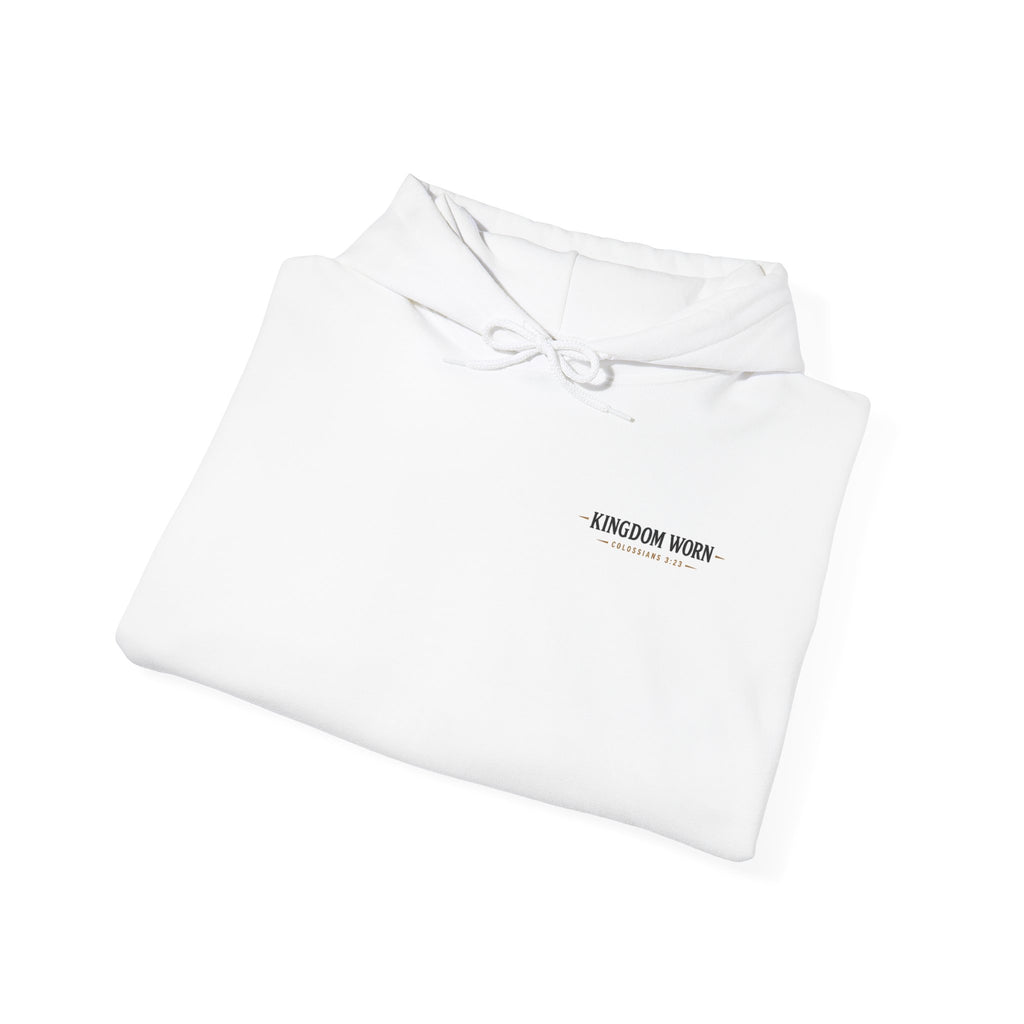 Kingdom Worn Signature Logo Hoodie – Christian Everyday Sweatshirt