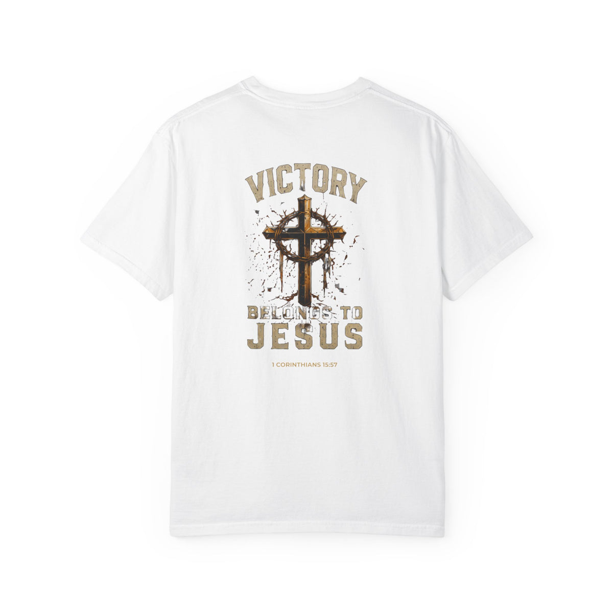 Victory in Jesus Christian T-Shirt — Victory Belongs to Jesus