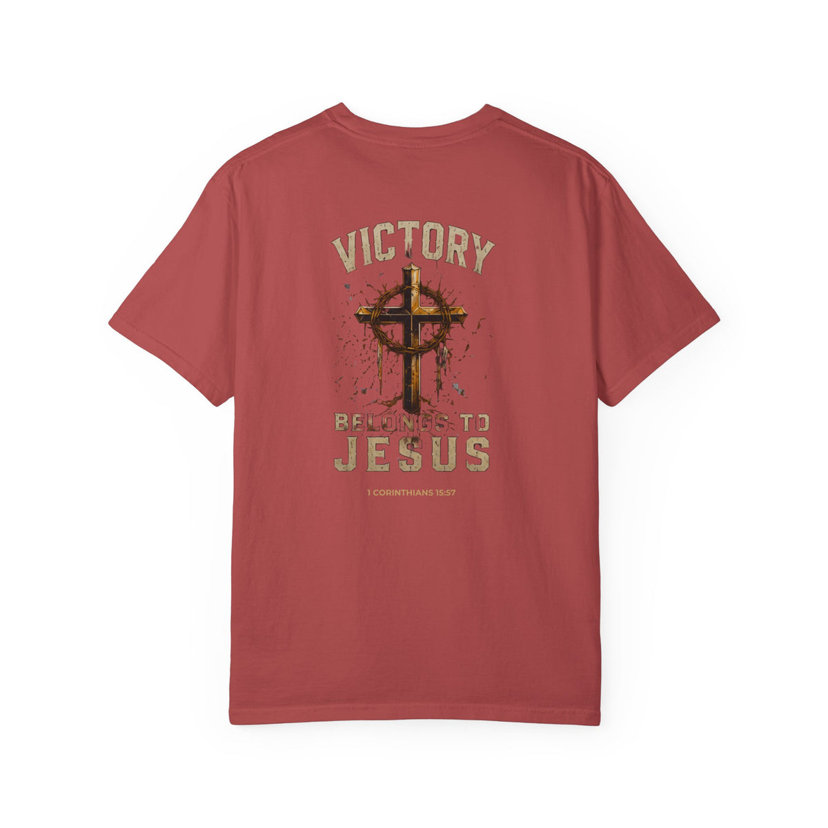 Victory in Jesus Christian T-Shirt — Victory Belongs to Jesus