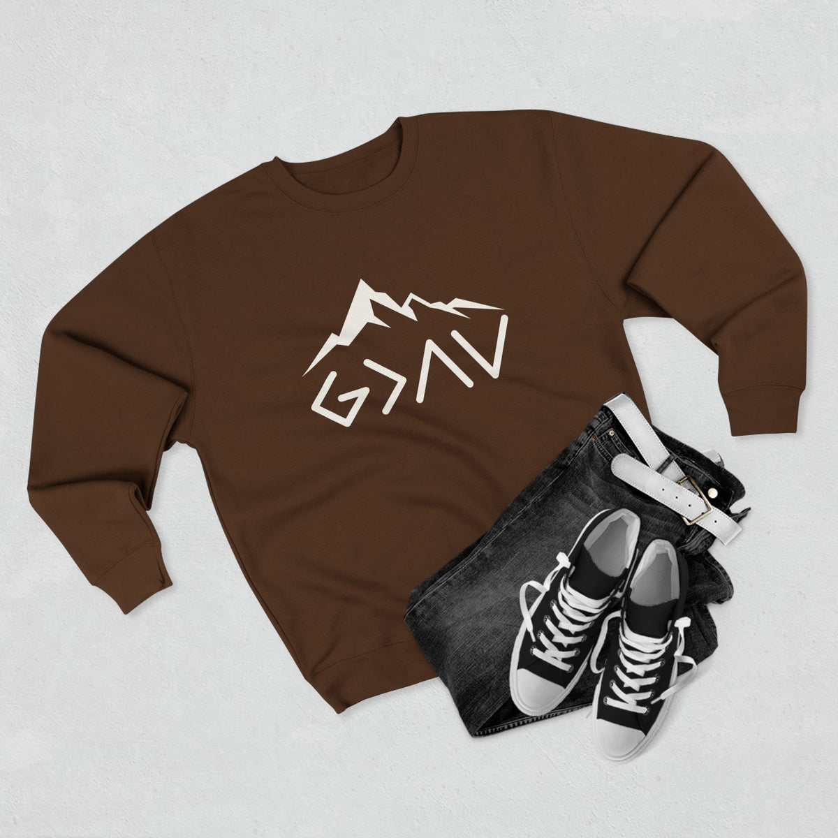 God is Greater-Christian Crewneck Sweatshirt