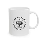 Kingdom Worn Man of Faith Rooted in Christ Ceramic Coffee Mug